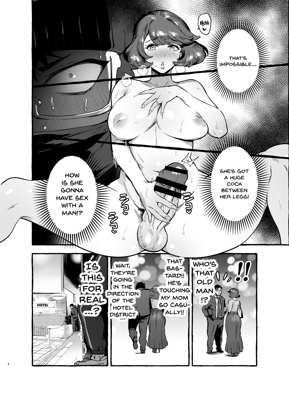 Hentai Manga Comic-Your Mom Has a Big Premature Ejaculating Dick!!-Read-5